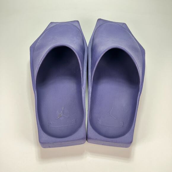 Jordan Hex Mule Blue Slip On Slides Lightweight Sandals Womens Size 16 Mens 14.5 - Picture 6 of 10